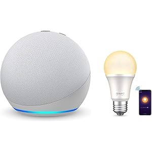 【新型】Echo Dot (エコードット) 第4世代 - スマートスピーカー with Alexa、グレーシャーホワイト…