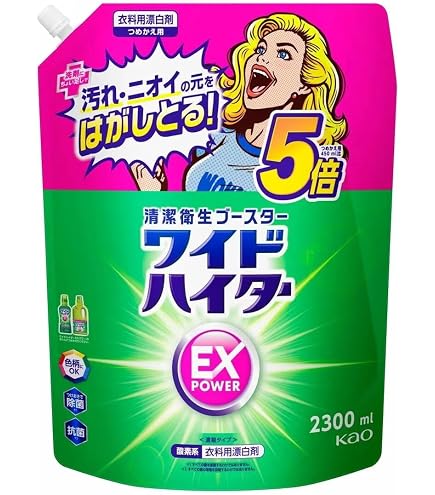 Amazon | ワイ ドハイター ex 液体 詰め替え 2.3kg x1個 酸素系漂白剤