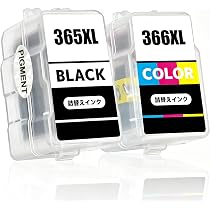 Amazon.co.jp: BC-365XL 顔料 ブラック BC-366XL 染料 カラー 詰め替え