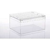 Amazon | COZENTA 爬虫類 ケージ シェルター アクリル製 トカゲ 蛇