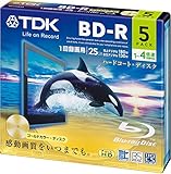 TDK 録画用ブルーレイディスク BD-R 25GB 1-4倍速 ゴールドディスク 5枚パック 5mmスリムケース BRV25B5A