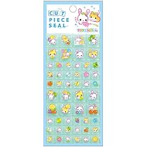 Amazon.co.jp: クラックス カット ピースシール フワフワらびちゃん