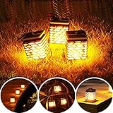 ソーラーパワー75 LED炎の芝生ランプ防水屋外庭景観庭の装飾