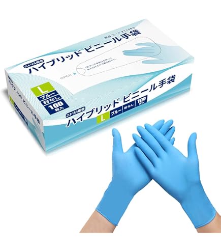 Amazon.co.jp: [DAISSHO] 使い捨て手袋 ニトリル ビニール合成手袋