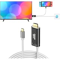 Amazon.co.jp: JINGDU USB C to HDMI ケーブル Nintendo Switch
