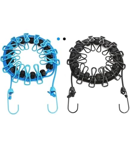 thumbnail image 2 of 5m Adjustable Nylon Clothesline - Windproof Portable Drying Line For Travel & Camping 2 of 11