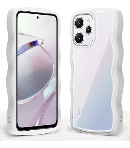 Amazon.co.jp: FOR Xiaomi Redmi 12 5G ケース クリア ウェーブ TPU