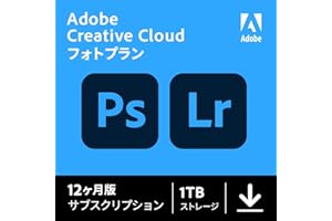 Adobe Creative Cloud Photo Plan (Photoshop+Lightroom) with 1TB | 12 Months Version | Compatible with Windows and Mac| Online Code Edition