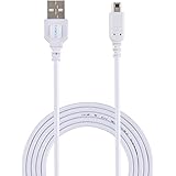 任天堂3DS USB充電用ケーブルは任天堂3DS, 3DS XL, 2DS, DSi, DSi XL (1.2m/4ft, 白)向けの、充電しながらゲームをプレイできます