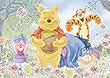 108ピース ジグソーパズル Winnie the Pooh (くまのプーさん)-sweet flower-【パズルデコレーション】 (18.2x25.7cm)