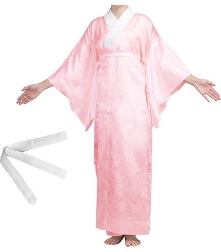 Amazon.co.jp: 正絹 長襦袢 反物 さらり 絹紅梅 単衣としても最適 丹後