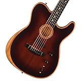 Fender フェンダー アコスタソニック American Acoustasonic Telecaster All-Mahogany, Ebony Fingerboard, Bourbon Burst ギグバッグ付き フル