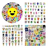 HOMANY ステッカー スプランキー 204枚セット (歌うモンスター/かわいいホラーゲームキャラ) 可愛い シール 防水デカール 誕生日プレゼントに最適 手帳/スマホケース/ヘルメット/水筒/ギター/スーツケースなど多用途DIYデコレーションシール (JZHZ-TZ01)