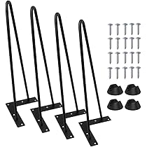 Amazon.co.jp: 7Akiranoai 4本セット 20CM テーブル脚 20cm 鉄脚