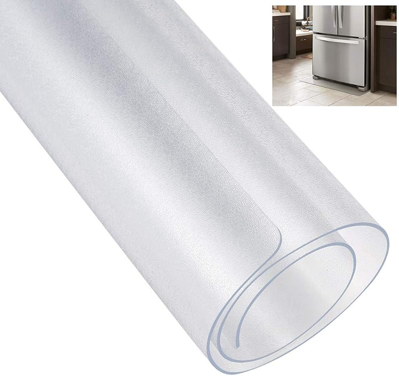 [ECO PLUS] 冷蔵庫 マット キズ防止 凹み防止 床保護シート Mサイズ 65×70cm 〜500Lクラス 厚さ2mm 無色 透明 国内正規一年保証