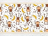 i-love-wandtattoo b-10001保育園壁デカールMonkeys」「境界」の子の部屋ステッカーBoy Girl Baby Height: 5.91"; Width: 196.85" b