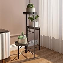 架台　花台 楽天市場】玄関 花台（カラーグレー）（フラワースタンド・園芸