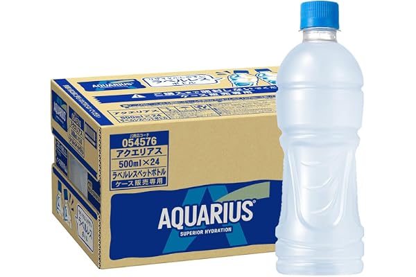 アクエリアス ラベルレス 500mlPET（冷凍兼用）(500ml×24本入)