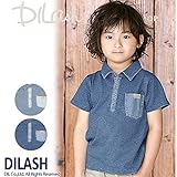 (ディラッシュ) DILASH衿付きＴシャツ/夏 90 ブルー