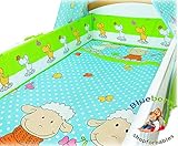 BlueberryShop 2 pcs BABY COT BED BUNDLE BEDDING SET DUVET+PILLOW COVERS 90 x 120 cm (35.5" x 47") ( 