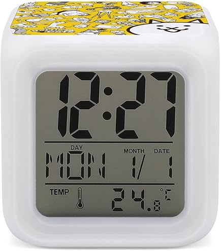 パワーパフガールズ ファーアラームロック ファー付き目覚まし時計