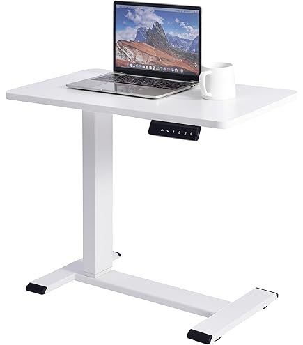 Amazon.co.jp: Radlove パソコンデスク 昇降式 サイドテーブル 電動