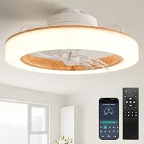 新品ファン付きシーリーングライトTENKOO&YOULEDシーリングファンライト 618jXJzaxxL._AC_UL210_SR210,