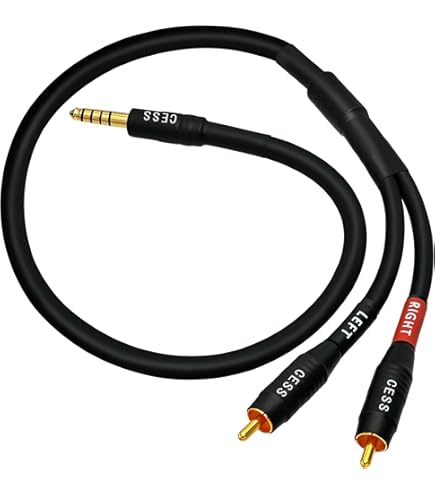 Amazon | MOGAMI モガミ 2534 Yケーブル (4.4mm5極オス - RCA×2) (2m