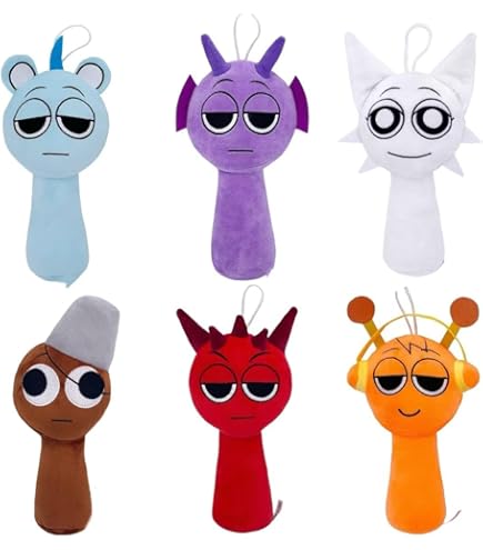 Amazon.co.jp: スプランキー ぬいぐるみ 【6個セット】人形 ドール