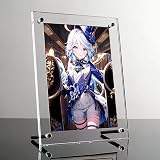 Vexissen アクリルフォトフレーム A3 オープンフォトフレーム UVカット 壁掛け金具タイプ 2WAY 両面透明 フォトフレーム 写真収納 色紙フレーム 記念写真 卒業式 お花見 社交風 おしゃれフォトフレーム (透明立式, A4)