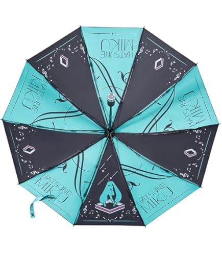 Amazon.co.jp: XINGYUNSHI 初音ミク 自動傘 折り畳み傘 晴雨兼用