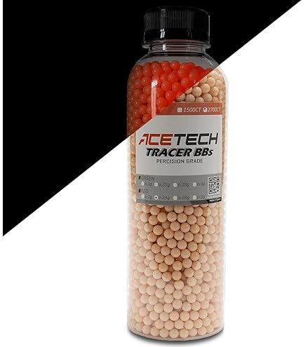 Amazon.co.jp: ACETECH 蓄光 発光BB弾 赤 0.25g 4000発 高精度製造