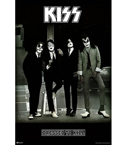 Amazon.co.jp: Kiss Band ポスター グッズ 写真 モンタージュ バンド