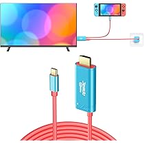 Nintendo Switch 赤/青 本体 HDMIケーブル付き Amazon.co.jp: JEMDO 4K@60Hz ポータブル HDMI ケーブル