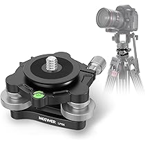 Amazon | NEEWER 三脚レベリングベース 三脚雲台用 金属製 +/-9