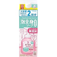 【微笑促销】【41%优惠】【¥880（含会员费¥792）】arau。Arau婴儿泡沫沐浴露 敏感肌肤适用 大容量补充装 800毫升
