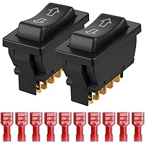 自動スイッチ Amazon.co.jp: Gebildet ユニバーサル 2 個 5 ピン DPDT DC12V 24V 車