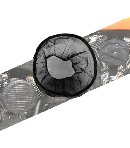 Amazon.co.jp: FATFATPIZZA ハーレー用 エアクリーナーカバー エアクリ