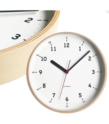 Amazon.co.jp: エルコミューン 壁掛け時計 バウハウス GENE WALL CLOCK