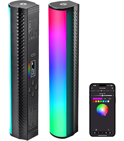 Amazon | FalconEyes Aparo Meteor 30 RGBWWチューブ型撮影用ライト
