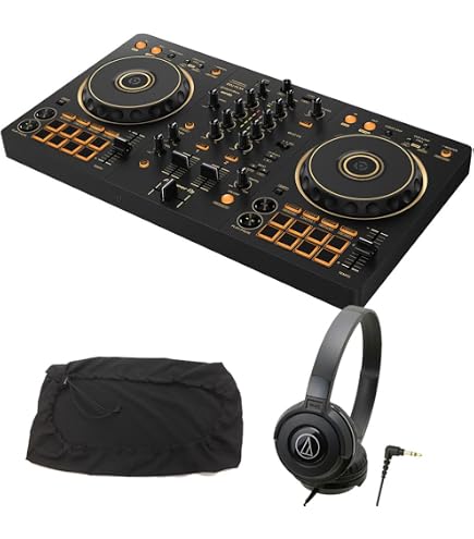 Pioneer DDJ-FLX4コントローラー＋専用スリーブケース＋PCスタンド Amazon | DJコントローラー DDJ-FLX4-N (ゴールド) + PCスタンド +