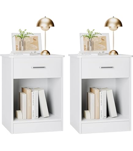 Tvilum ホワイト 4段引き出しデスク デンマーク産 Amazon | Tvilum 4段