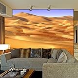 3 D 室ベッドルームのテレビの背景砂漠のモダンな壁紙 BQ 317 座って