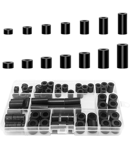 thumbnail image 2 of 25 Or 100pcs White Nylon ABS Round Standoff Spacers Non-Threaded M3 To M8 Metric 2 of 4