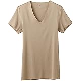[グンゼ] YG CUT OFF®シリーズ VネックTシャツ YV1515 メンズ クリアベージュ M