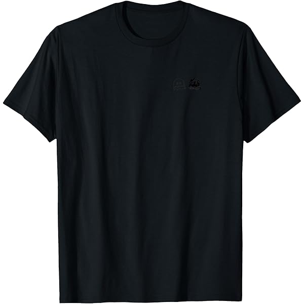 ビンテージパックマン フェイドブラックTシャツ ビンテージパックマン フェイドブラックTシャツ