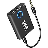 1Mii Bluetooth トランスミッター テレビ ブルートゥース レシーバー オーディオ 送信機 BT 5.3 受信機 一台二役 2台同時接続 aptX Adaptive/aptX LL 低遅延/aptX HD/AAC AUX イヤホンジャック