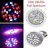 10 W フルスペクトル SMD 5730 LED 電球拡大温室効果水耕栽培植物の種苗のランプ