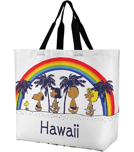 ハワイ限定】スヌーピー•ビニールトートバッグ 日焼けスヌーピートート