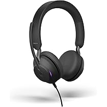 Jabra Evolve2 40 SE 両耳有線ヘッドセット Amazon.com: Jabra Evolve2 40 SE Wired Stereo Noise